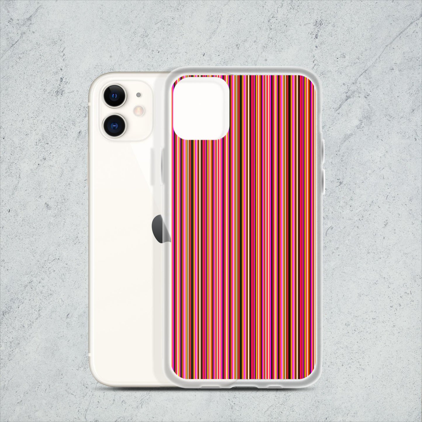 iPhone case/stripe/pink