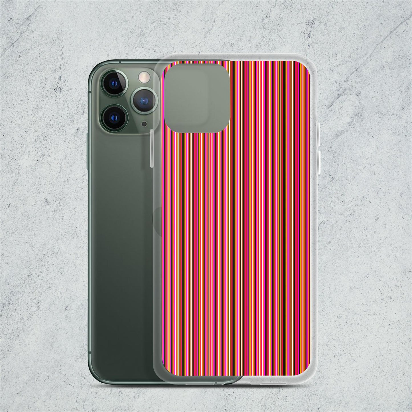 iPhone case/stripe/pink