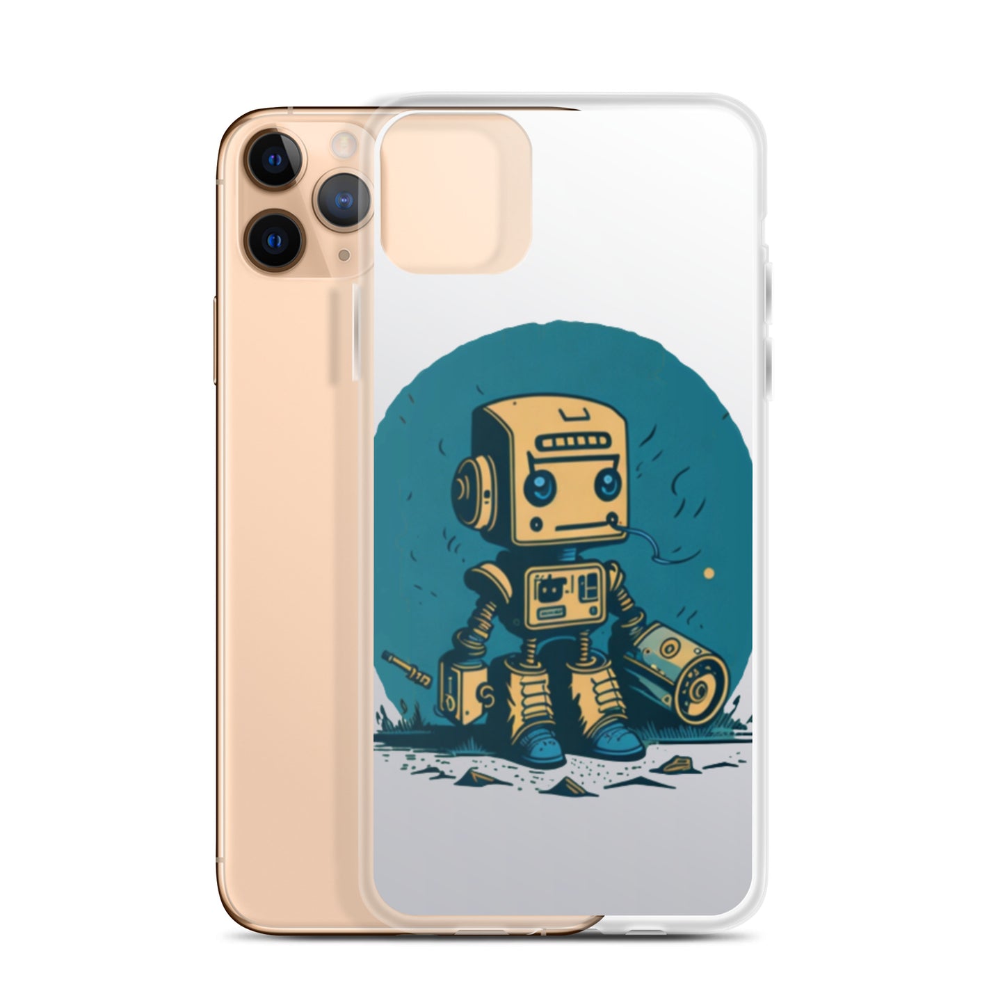 iPhone case/cute retro robot