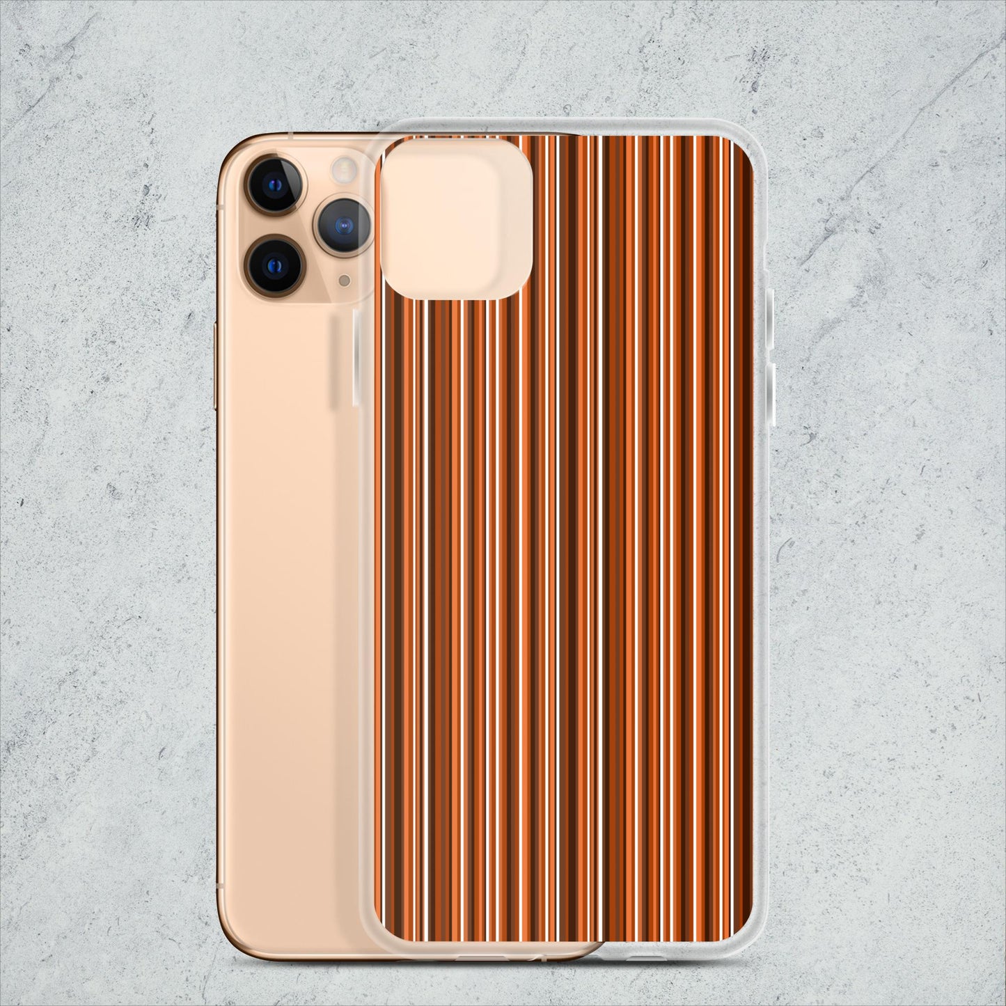 iPhone case/stripe/brown