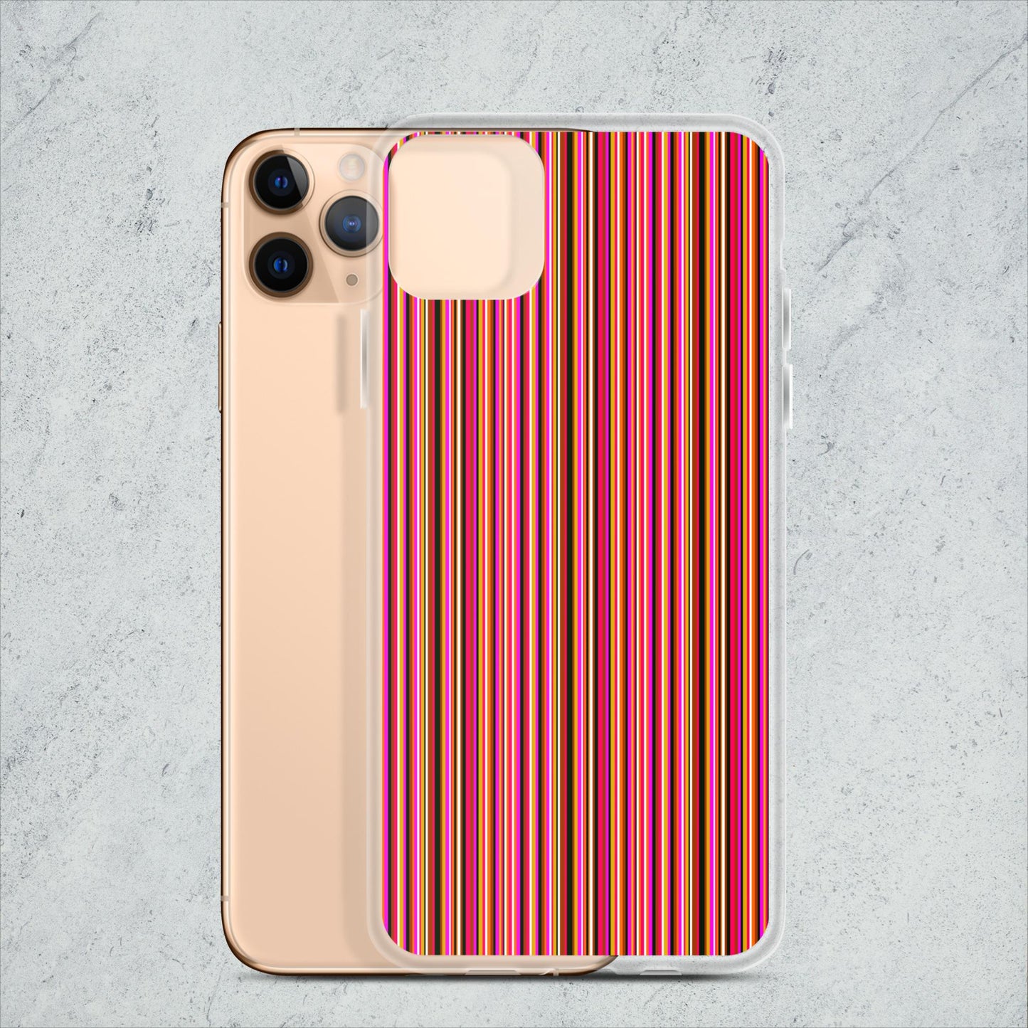 iPhone case/stripe/pink