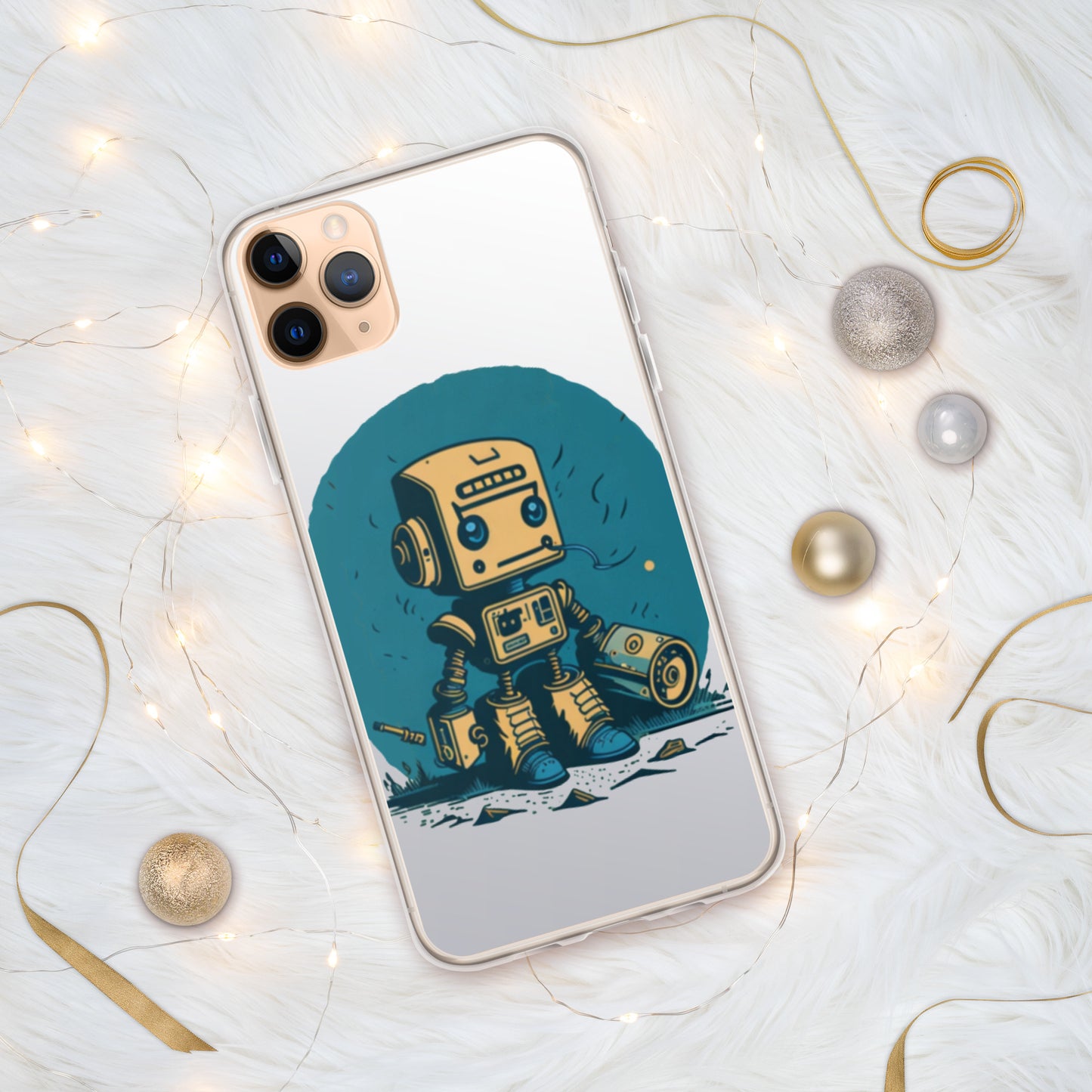 iPhone case/cute retro robot