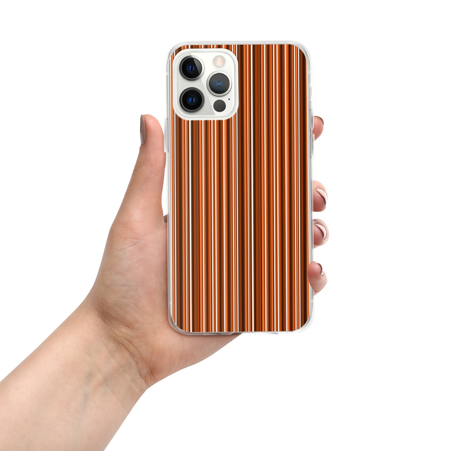 iPhone case/stripe/brown