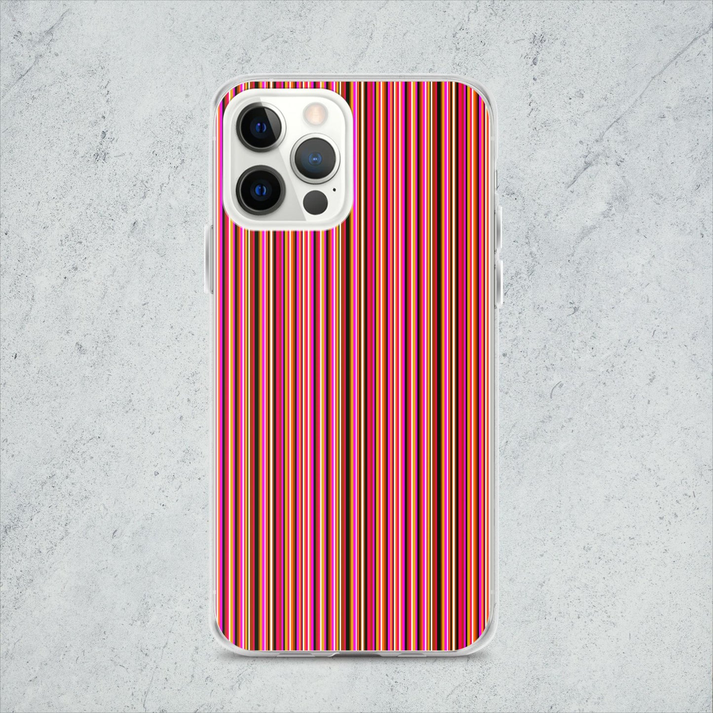 iPhone case/stripe/pink