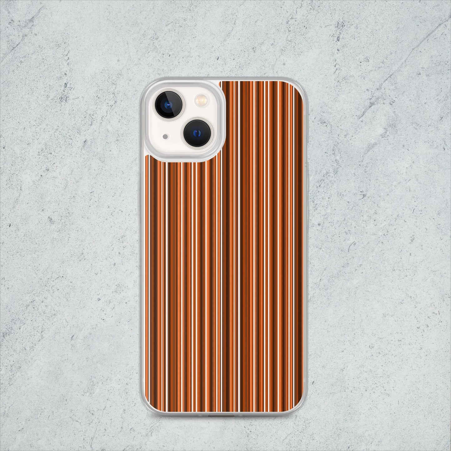 iPhone case/stripe/brown