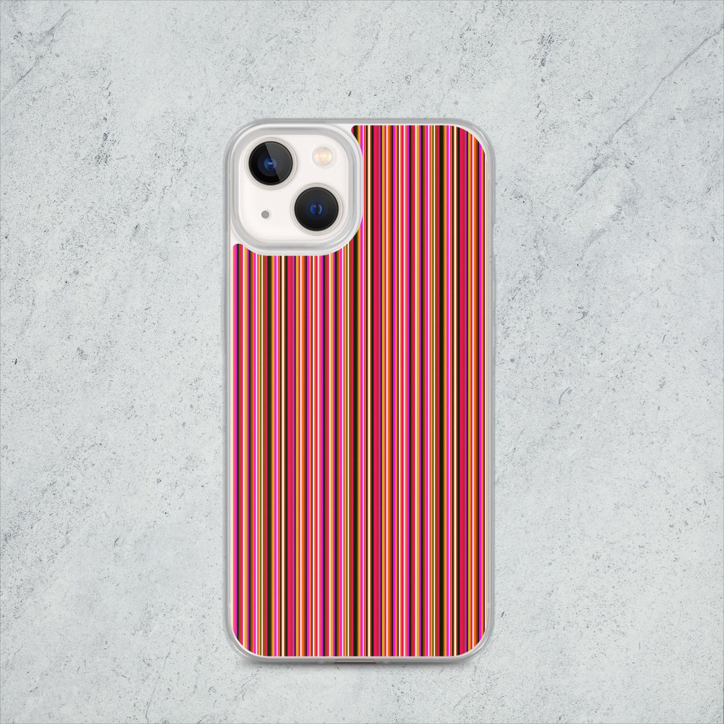 iPhone case/stripe/pink