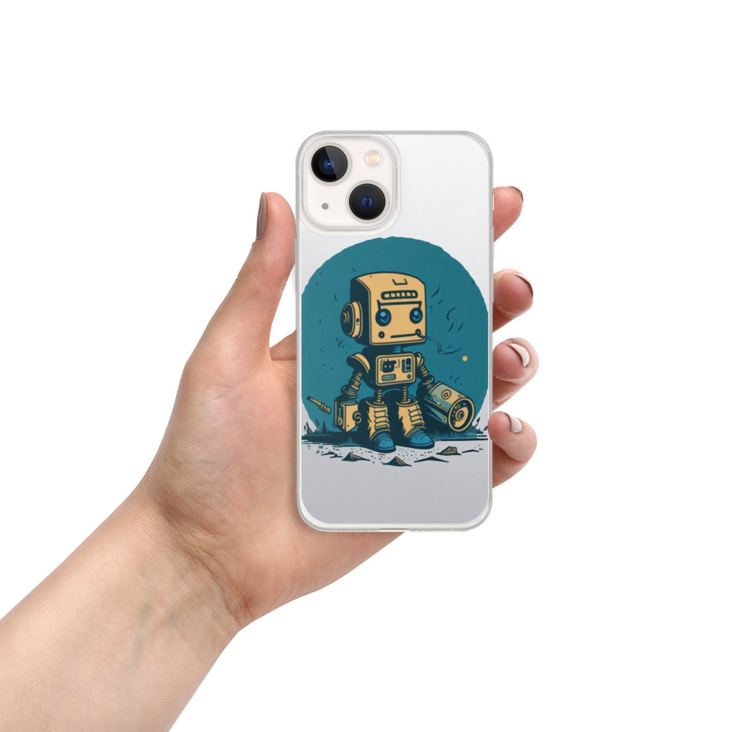 iPhone case/cute retro robot