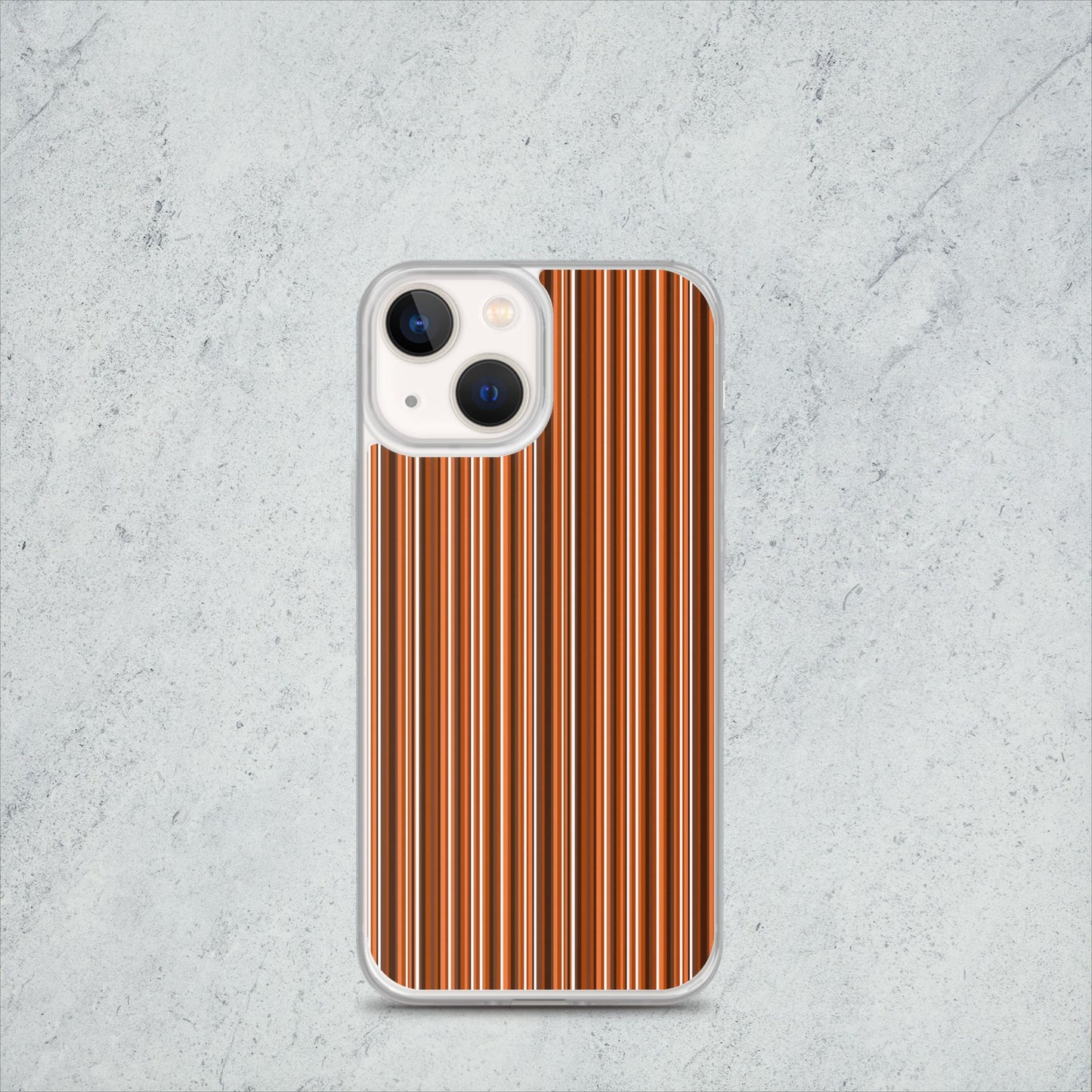 iPhone case/stripe/brown