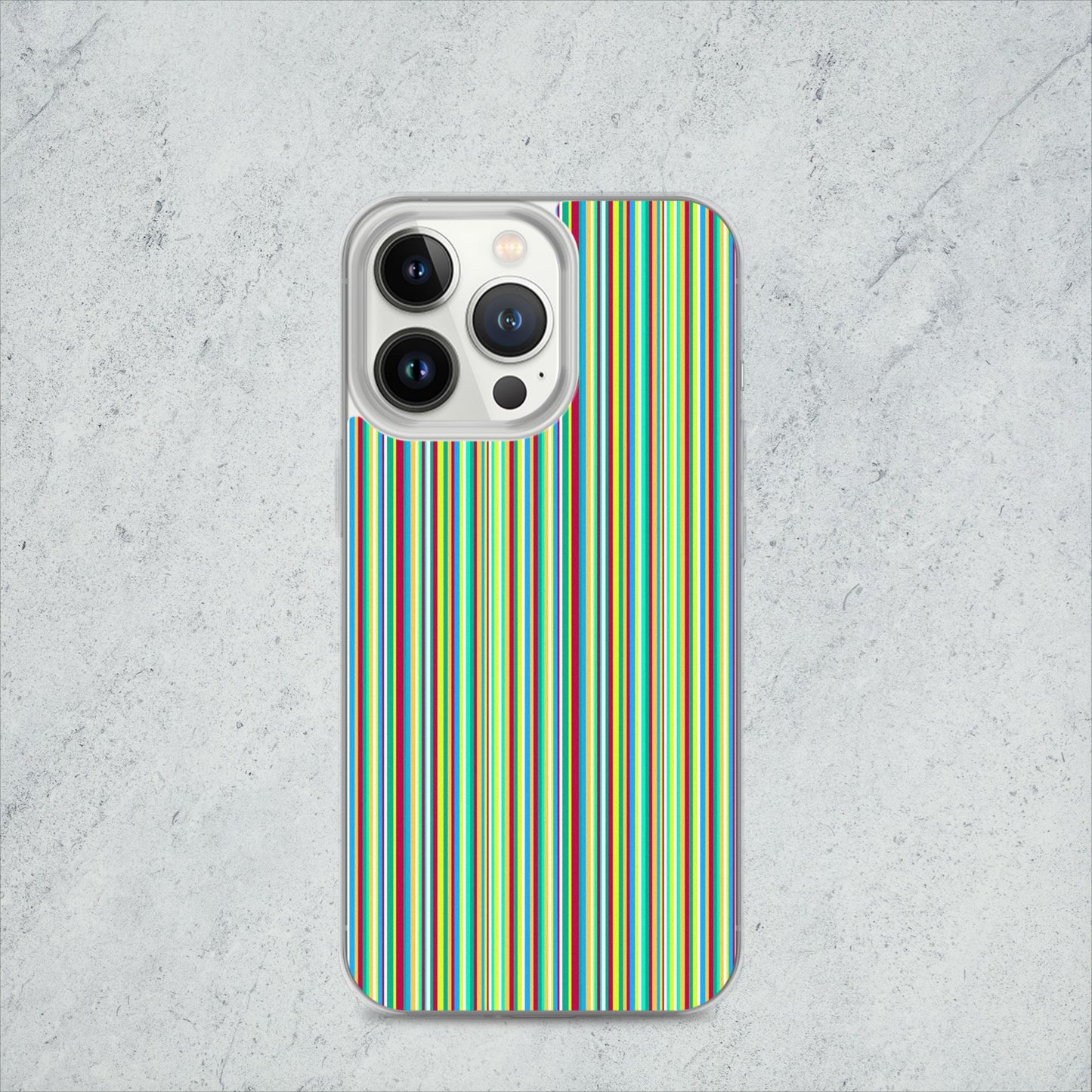 iPhone case/stripe/green