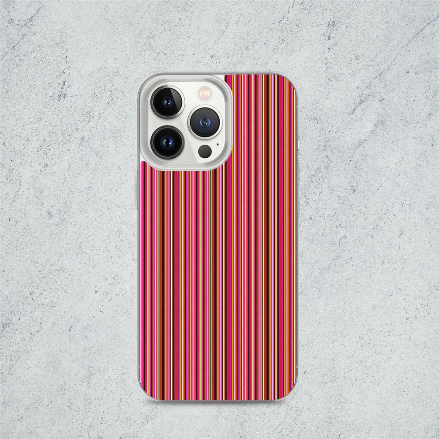 iPhone case/stripe/pink