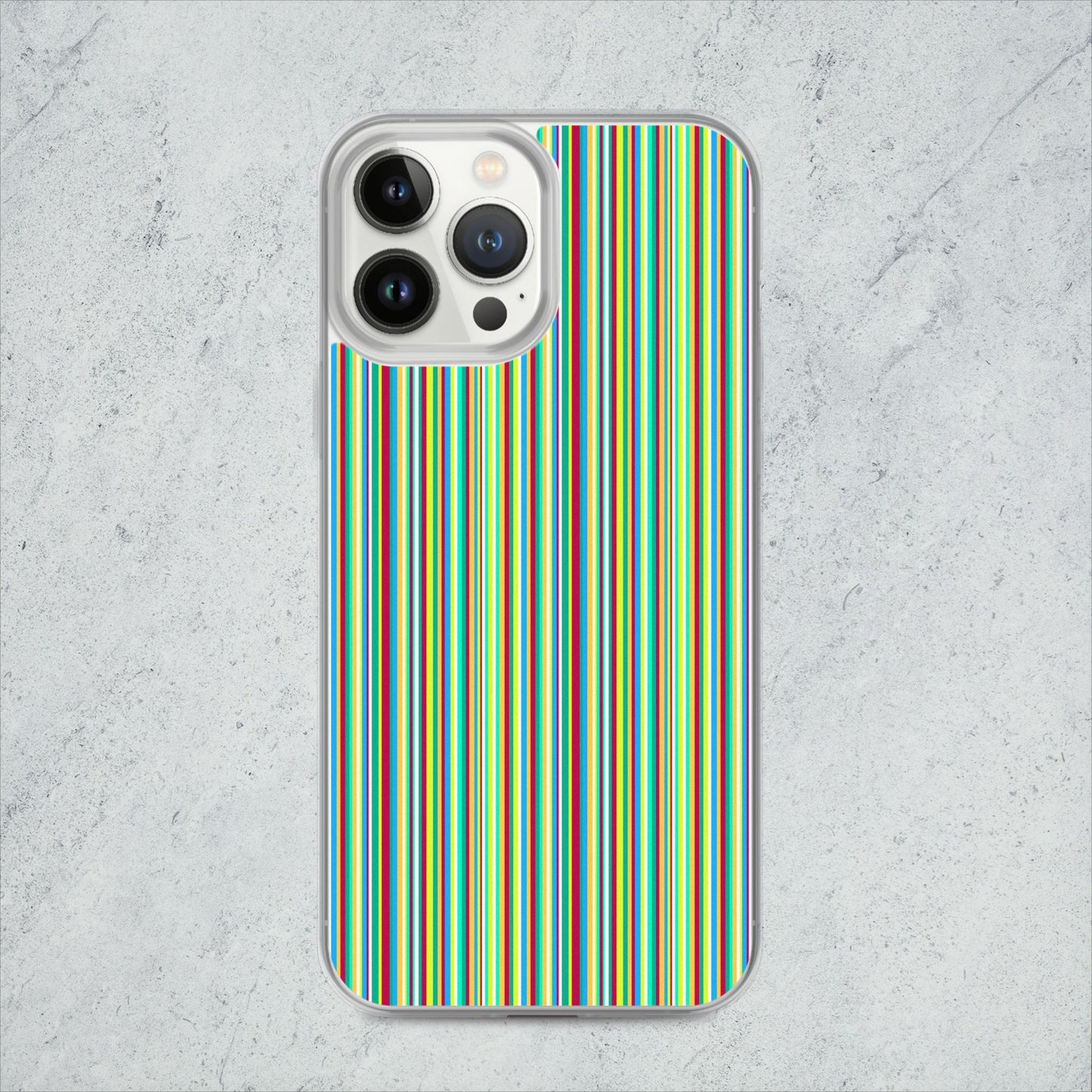 iPhone case/stripe/green