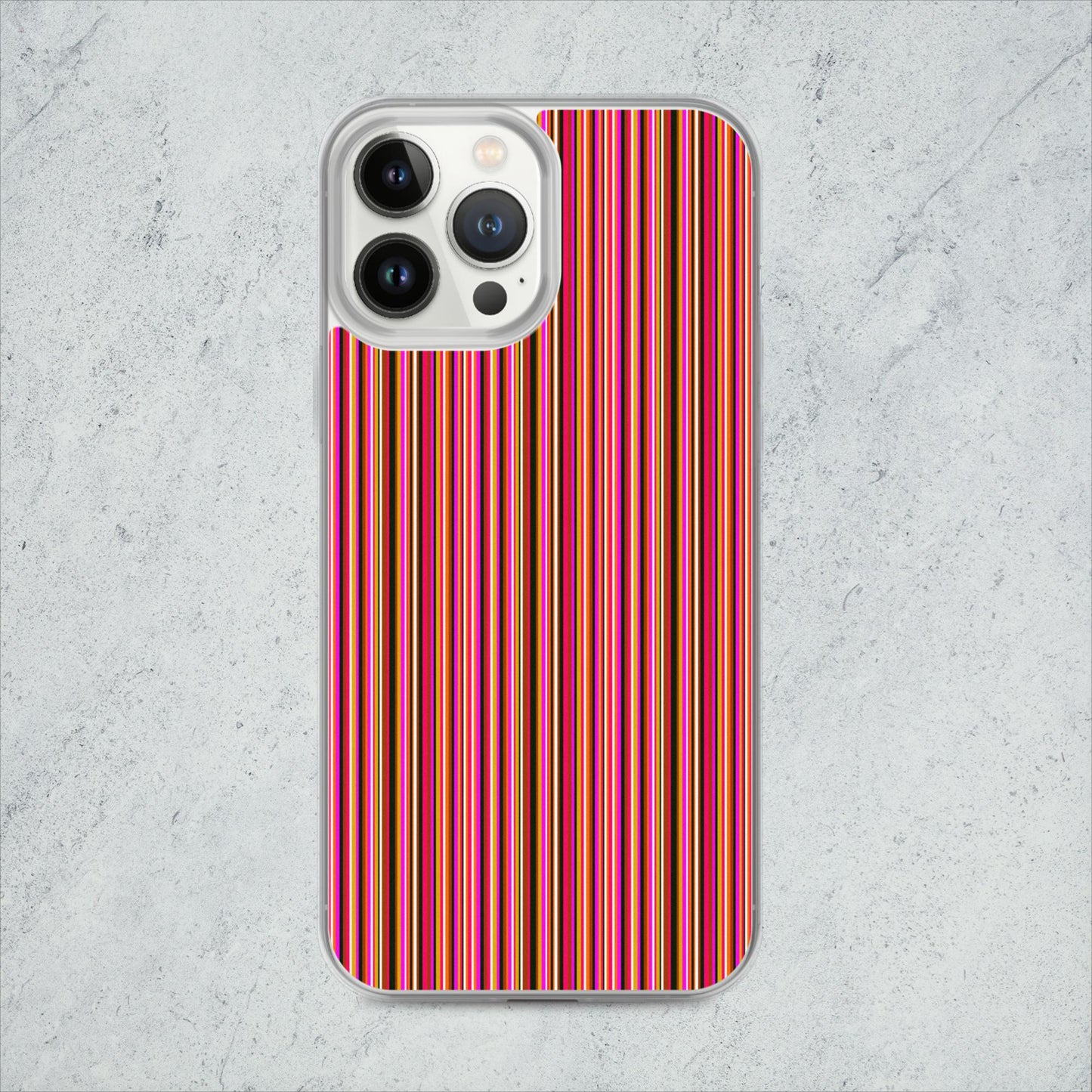 iPhone case/stripe/pink