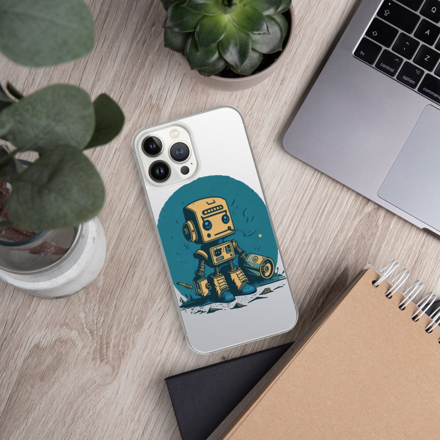 iPhone case/cute retro robot