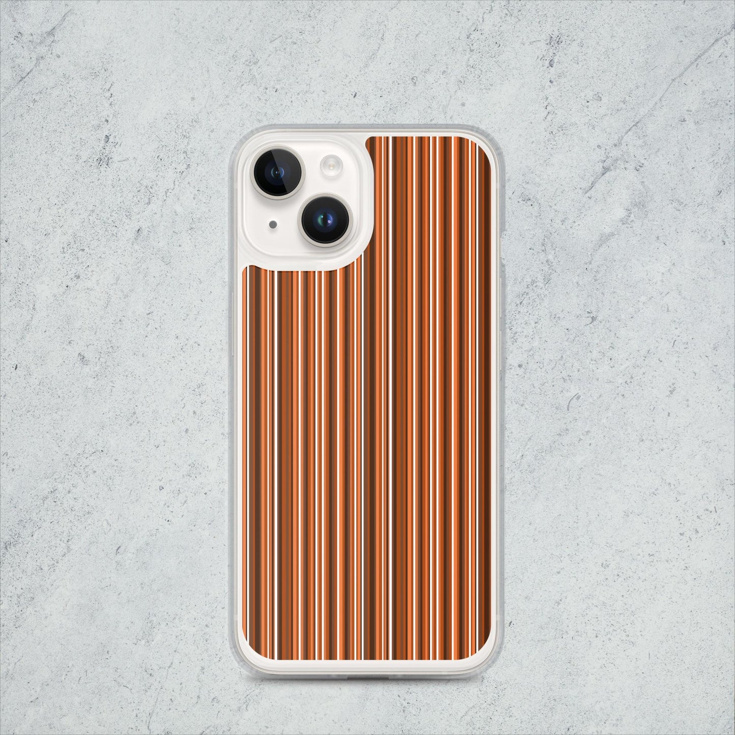 iPhone case/stripe/brown