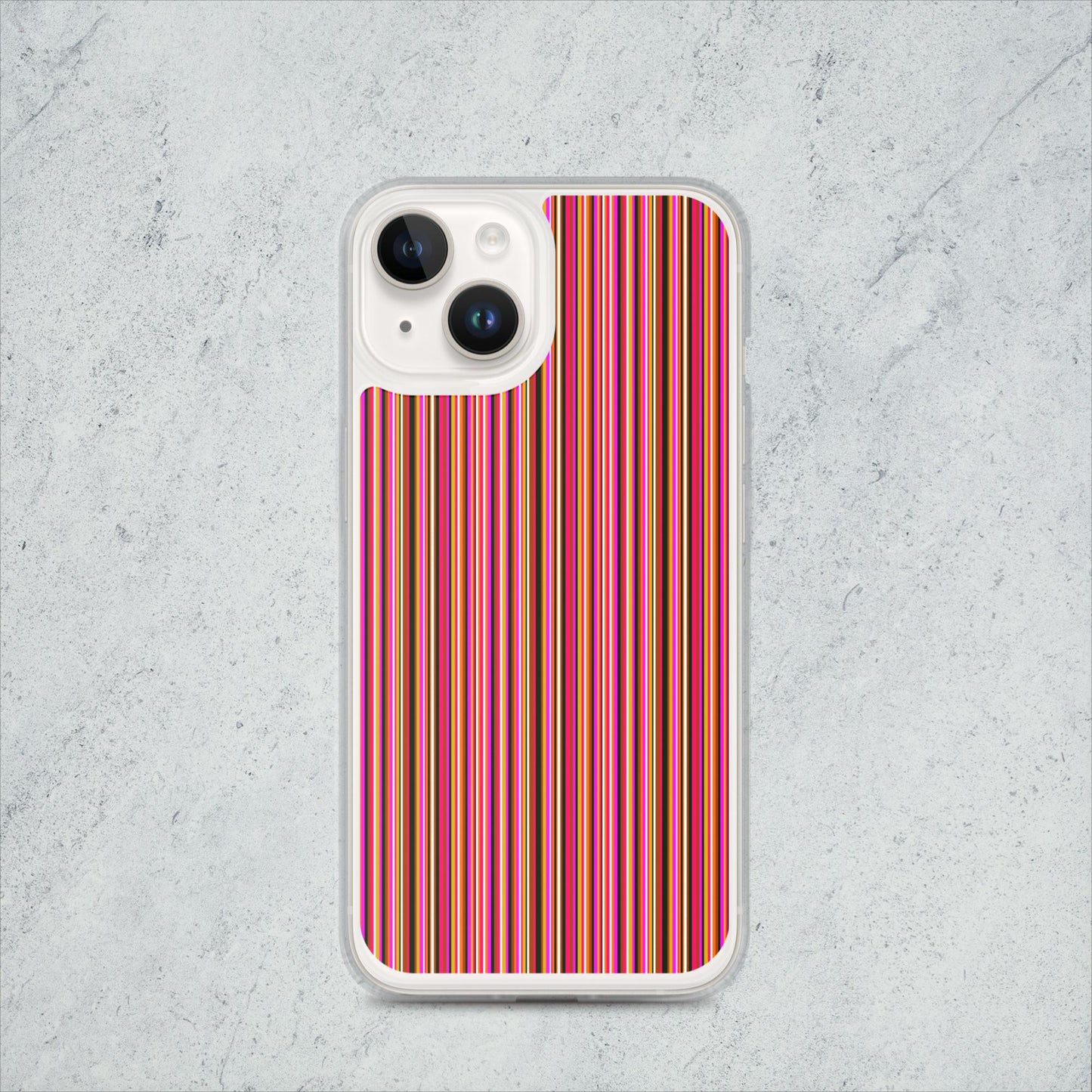 iPhone case/stripe/pink