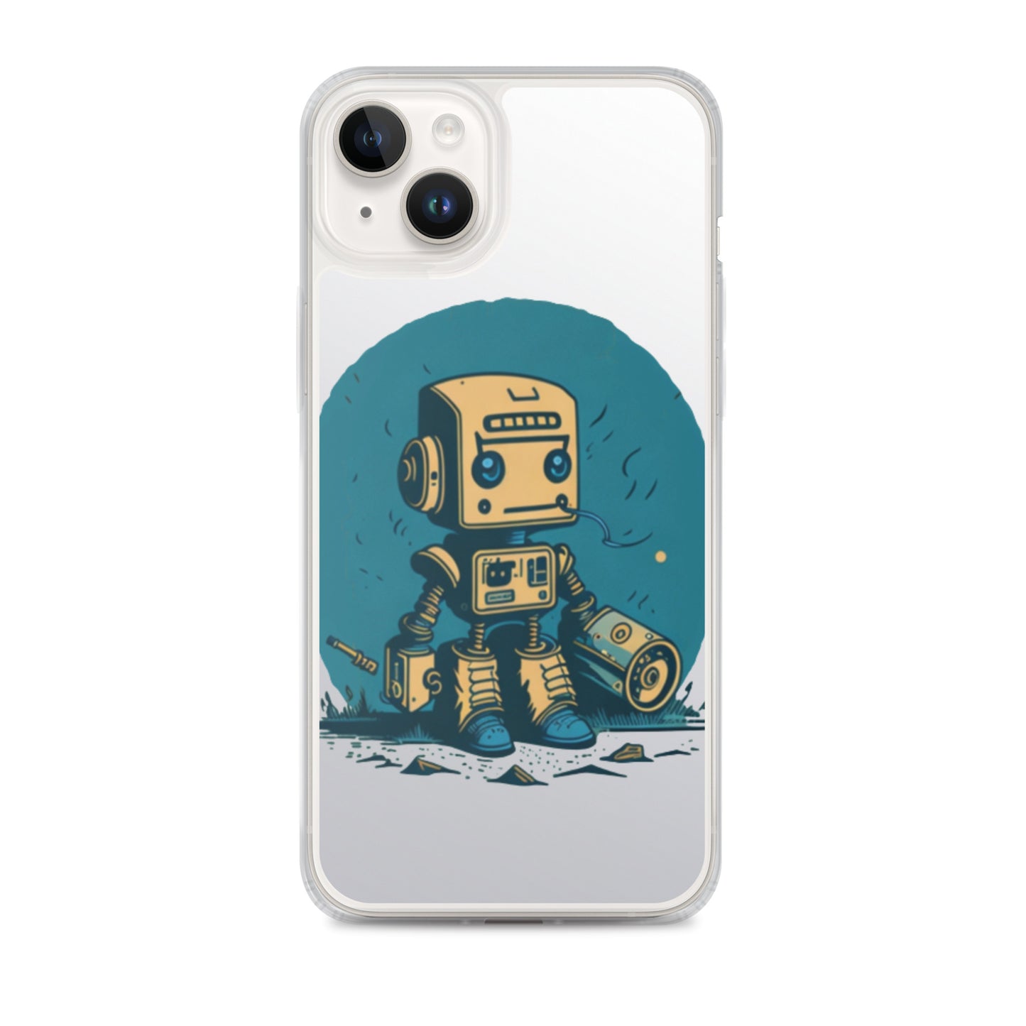 iPhone case/cute retro robot