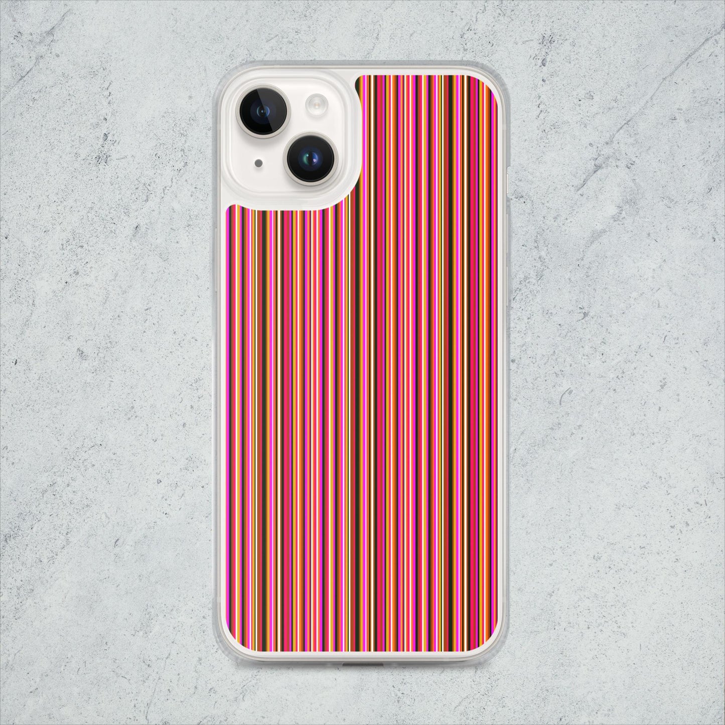 iPhone case/stripe/pink