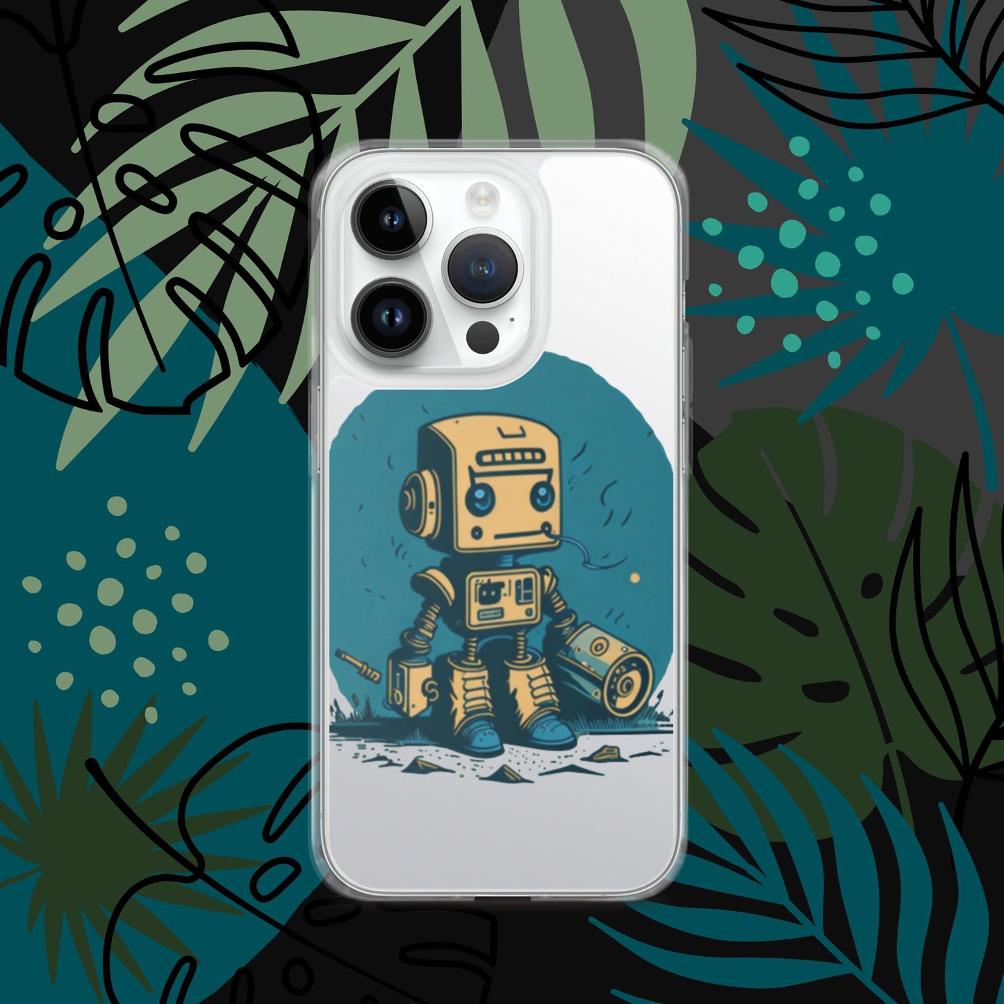 iPhone case/cute retro robot