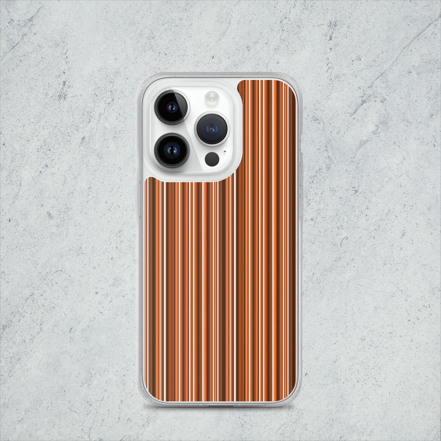 iPhone case/stripe/brown