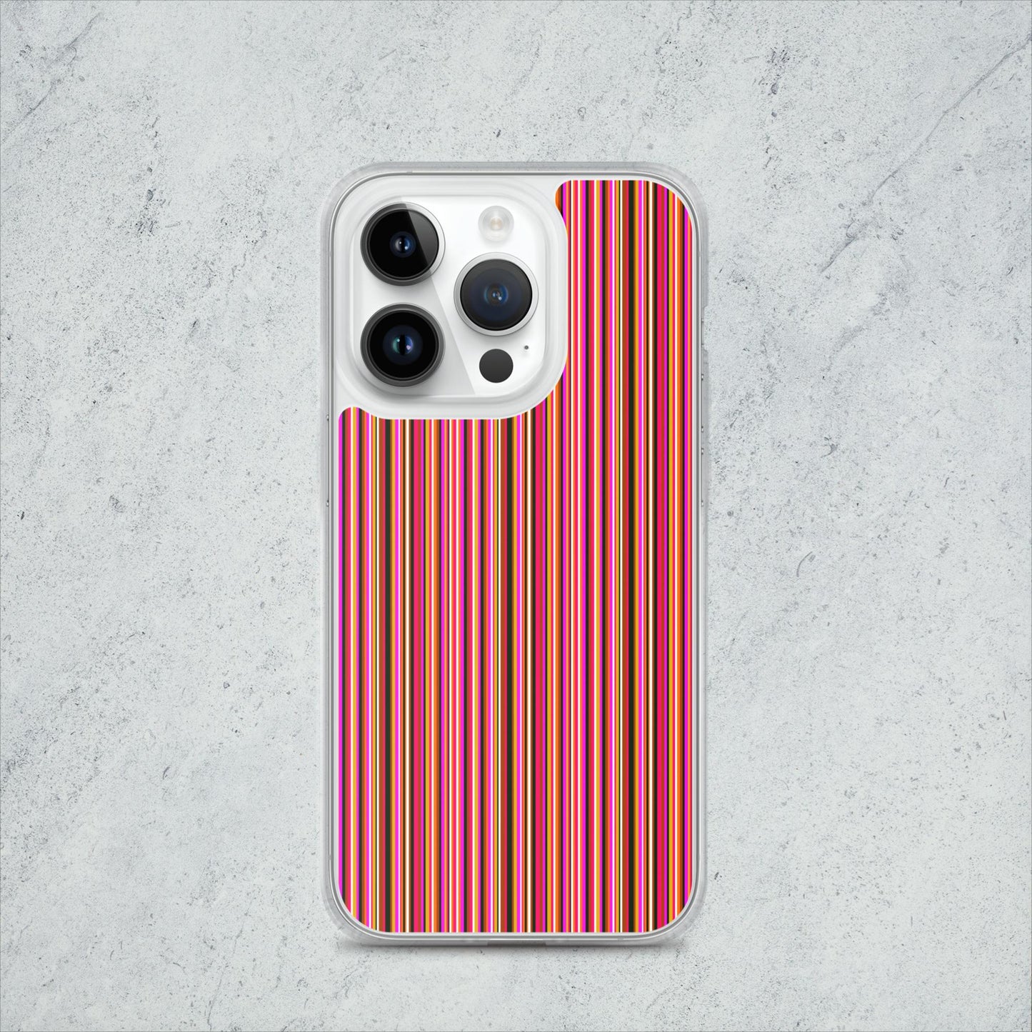 iPhone case/stripe/pink