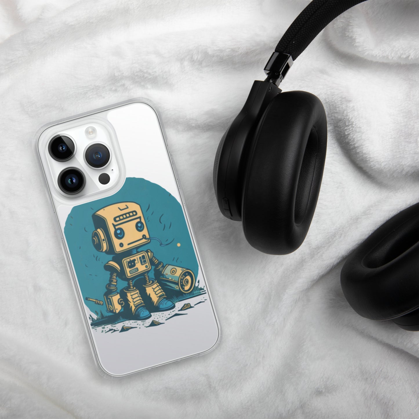 iPhone case/cute retro robot