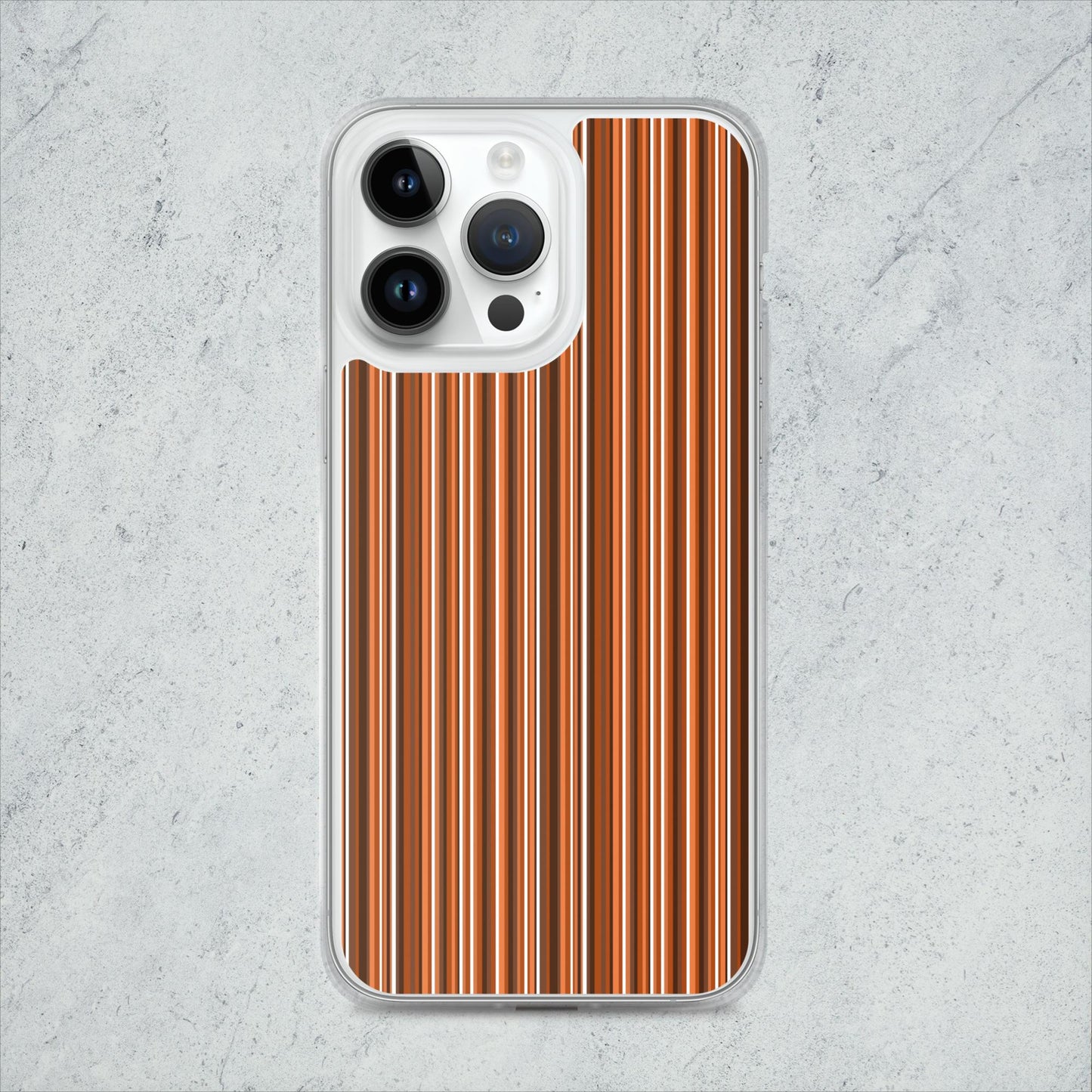 iPhone case/stripe/brown