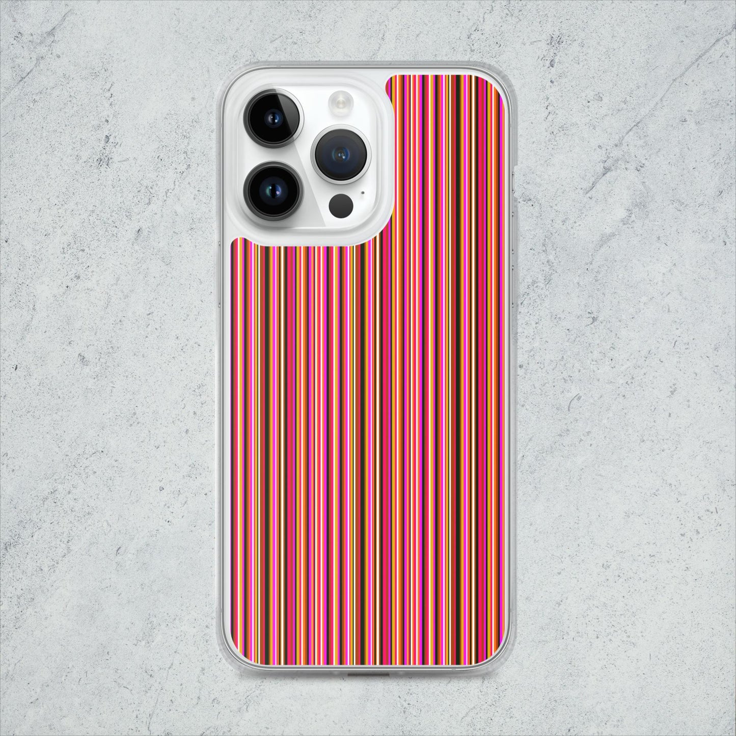 iPhone case/stripe/pink