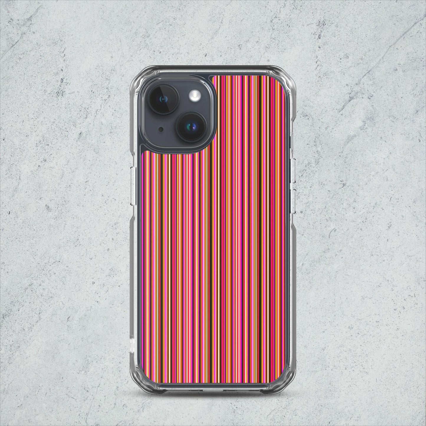 iPhone case/stripe/pink