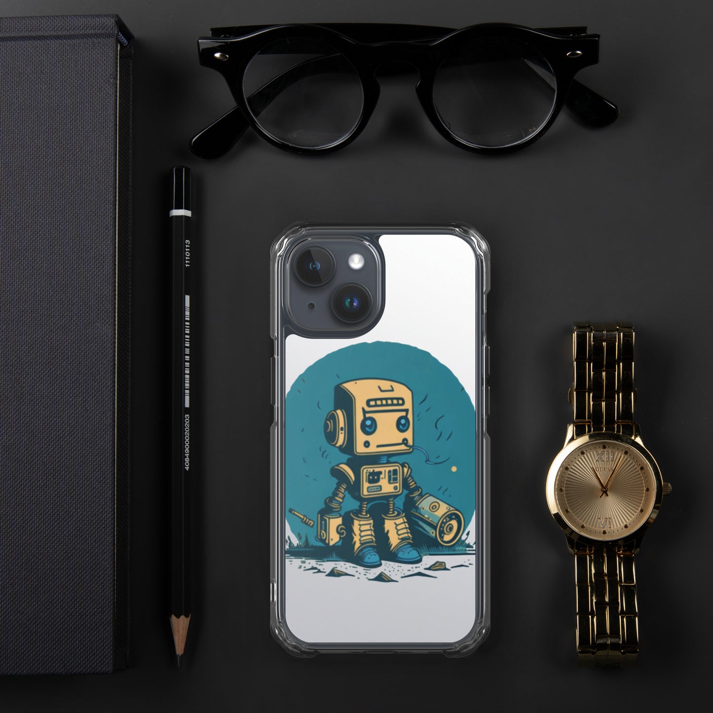 iPhone case/cute retro robot