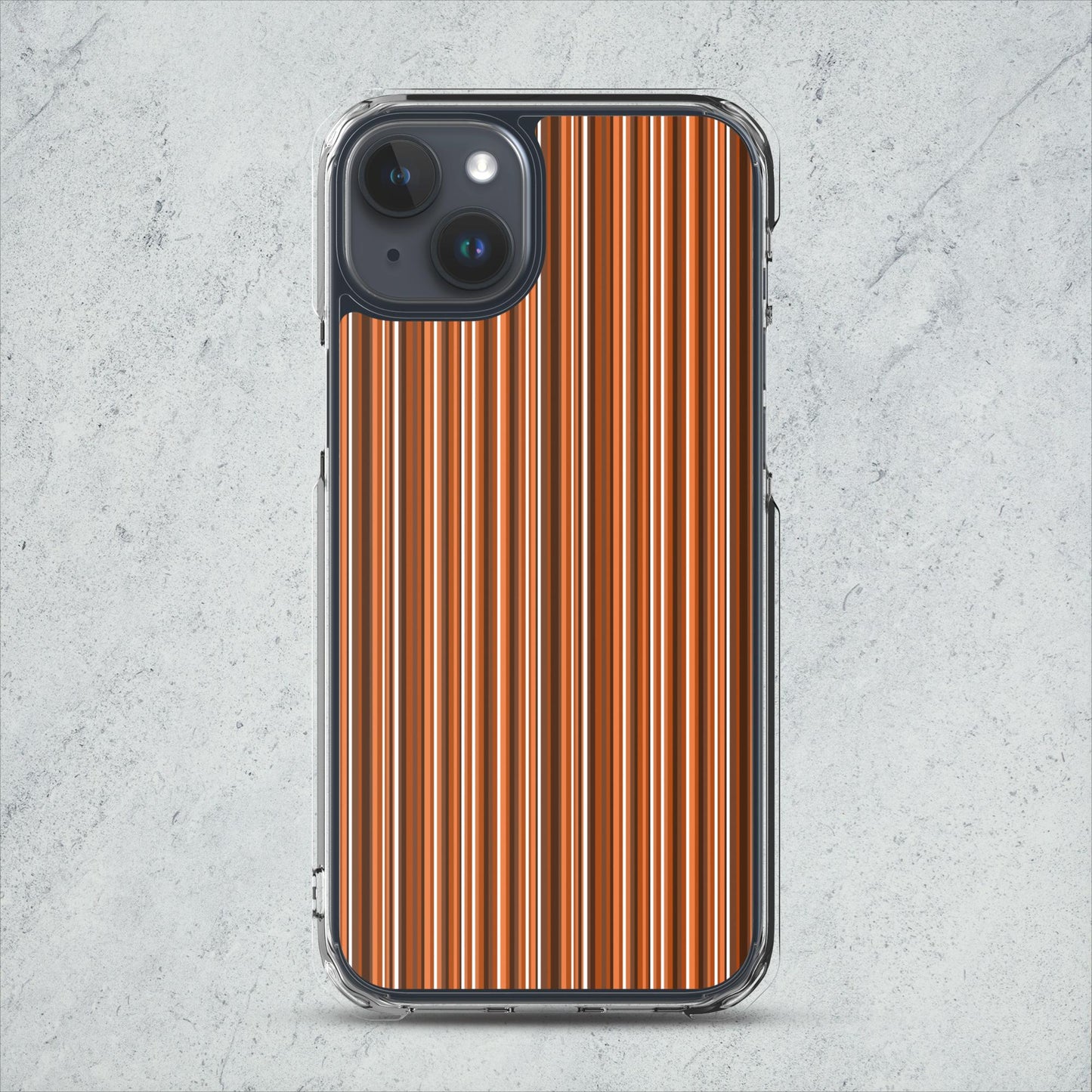 iPhone case/stripe/brown