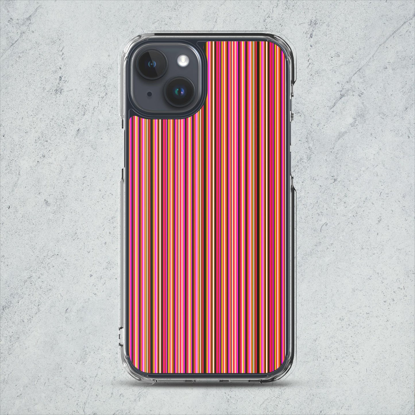 iPhone case/stripe/pink