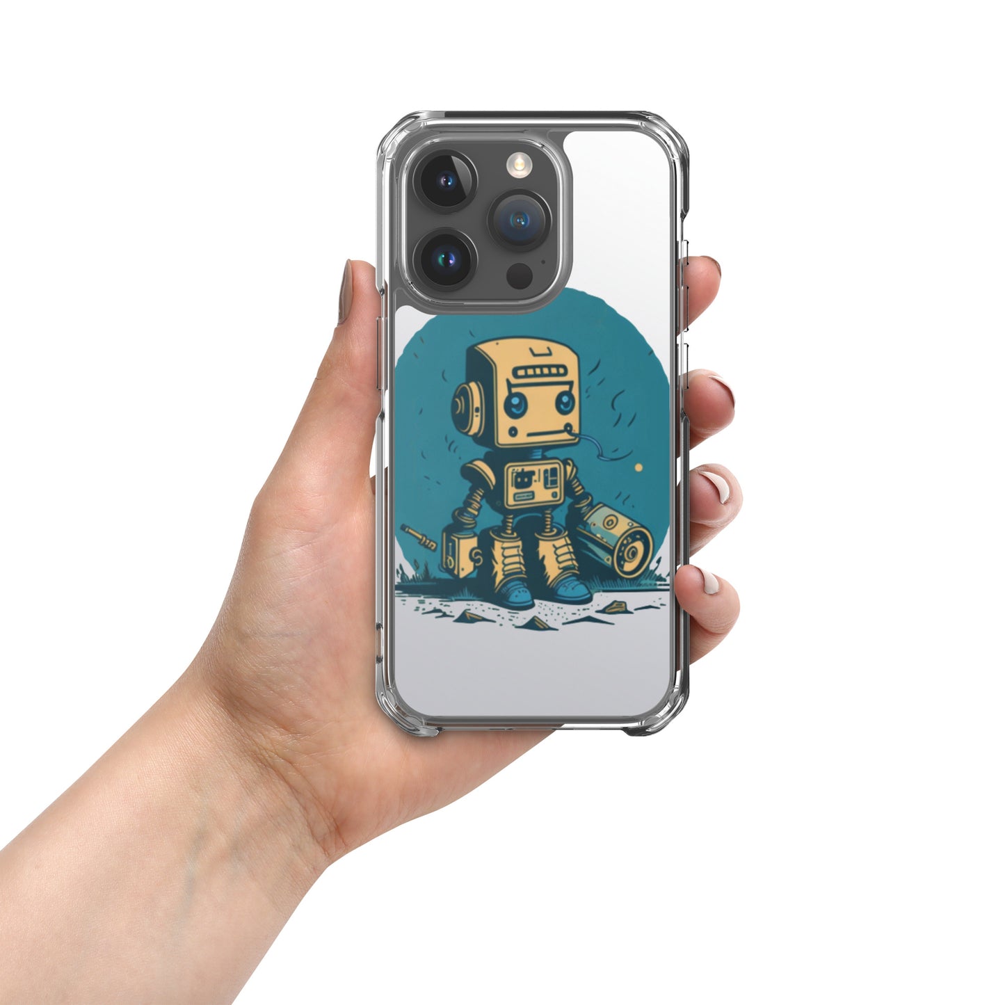 iPhone case/cute retro robot