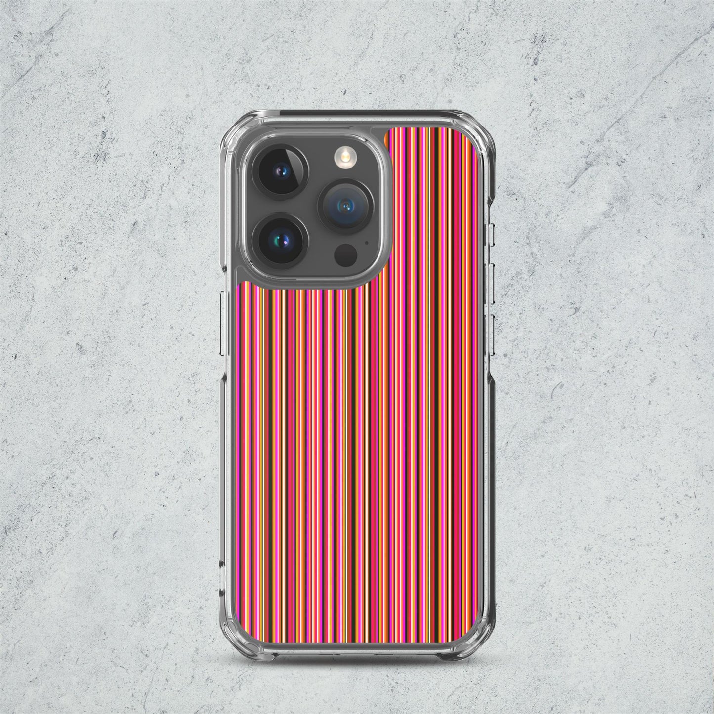 iPhone case/stripe/pink