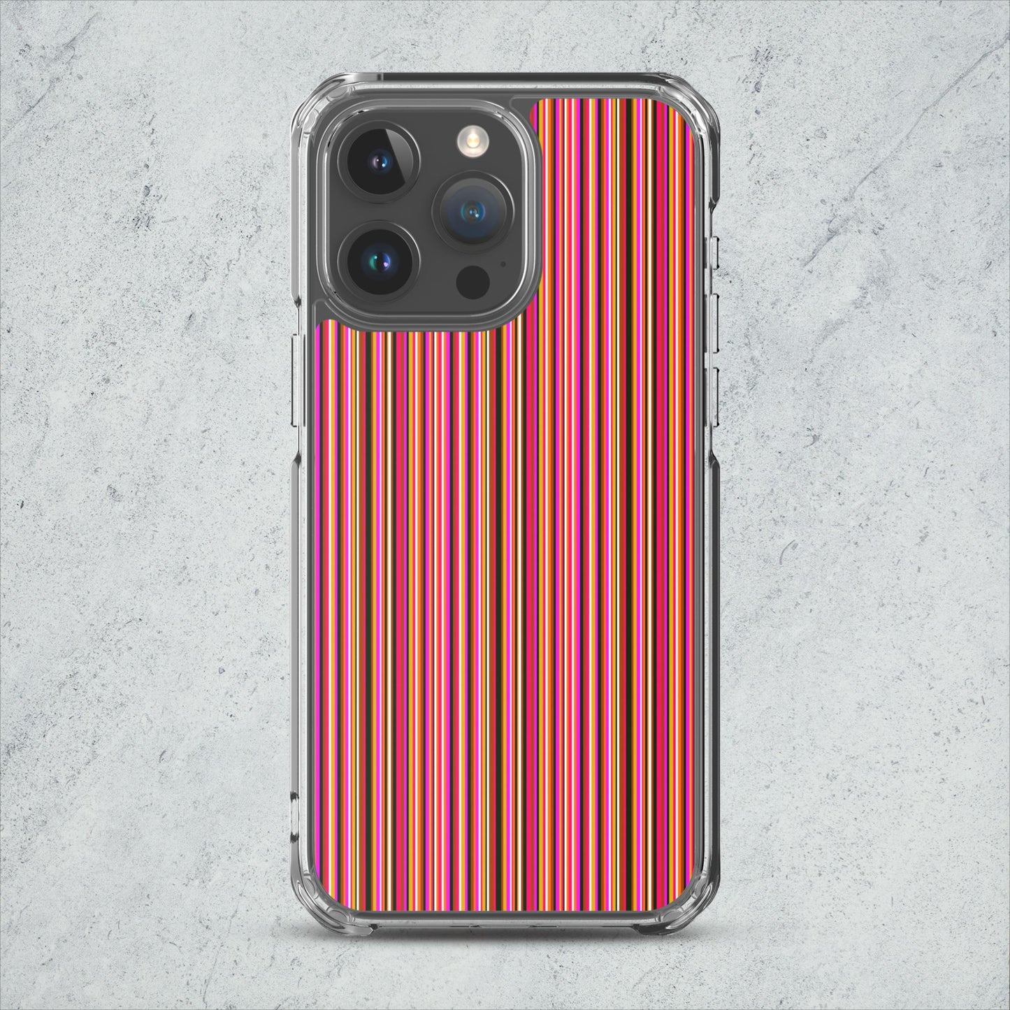 iPhone case/stripe/pink