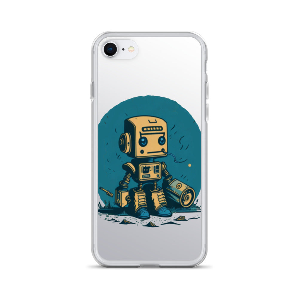 iPhone case/cute retro robot