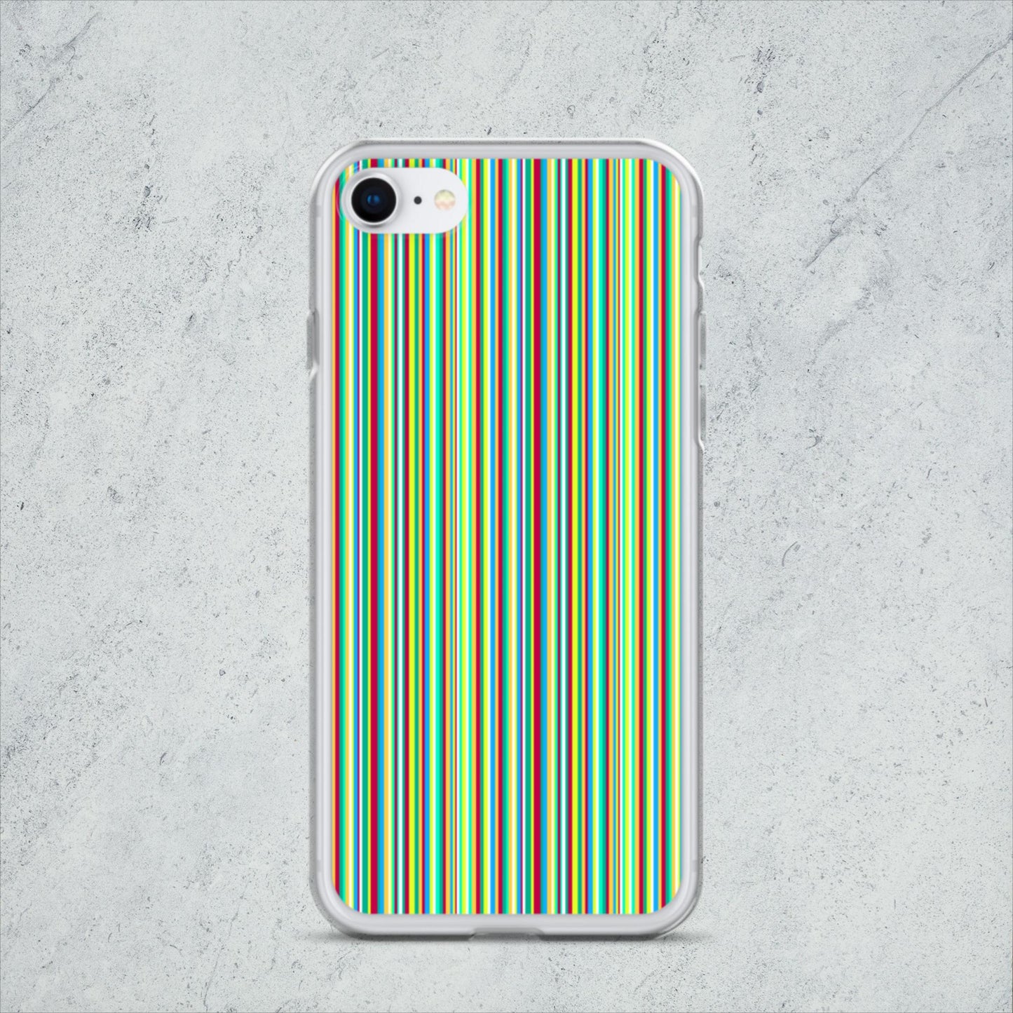 iPhone case/stripe/green