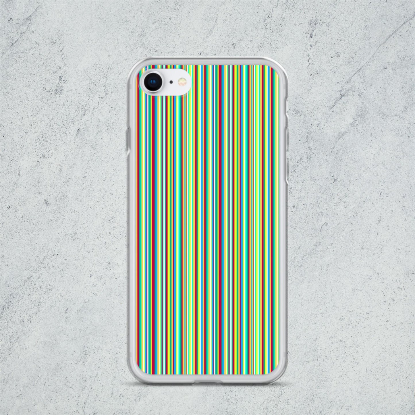 iPhone case/stripe/green