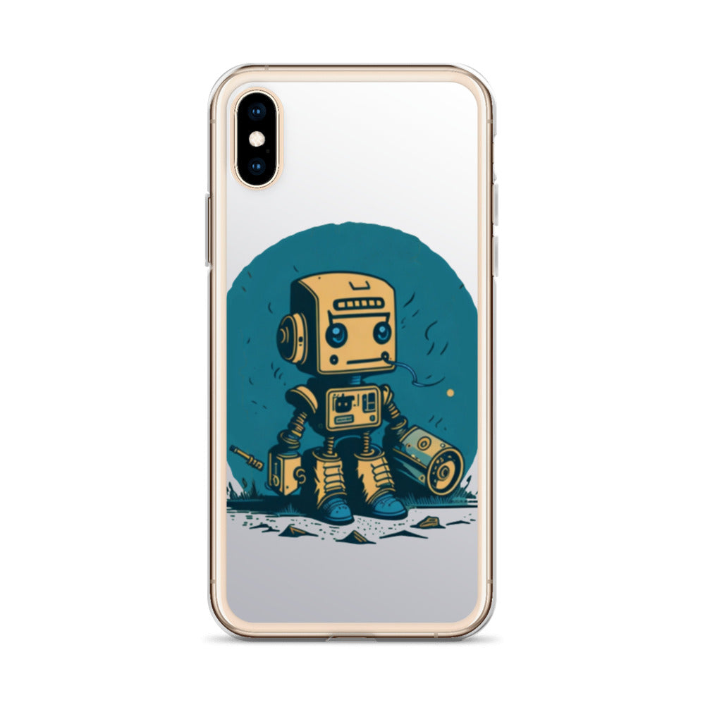 iPhone case/cute retro robot