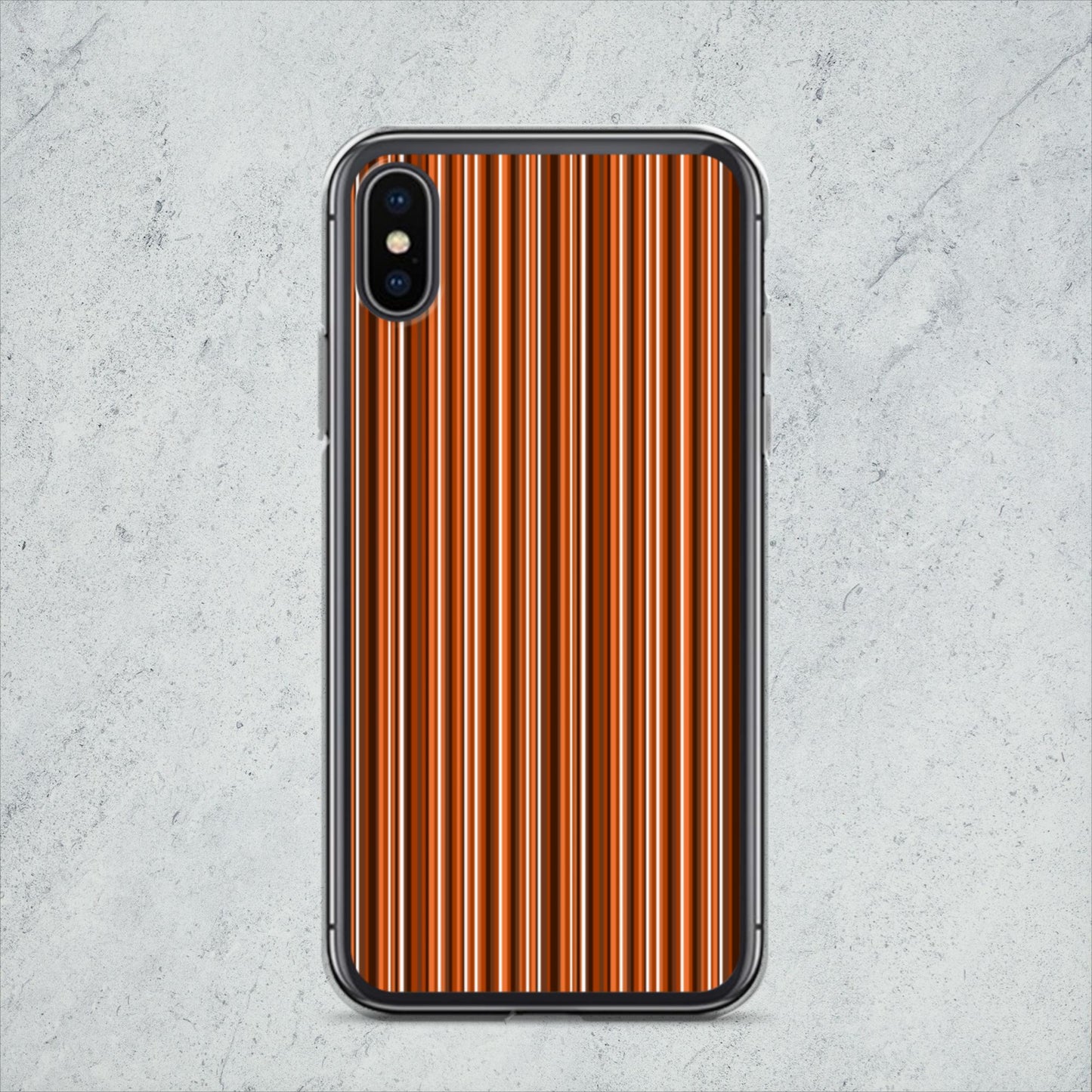 iPhone case/stripe/brown