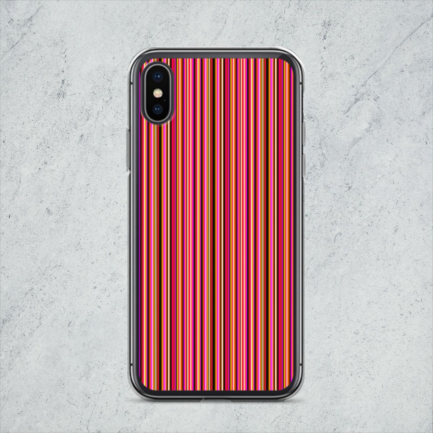 iPhone case/stripe/pink