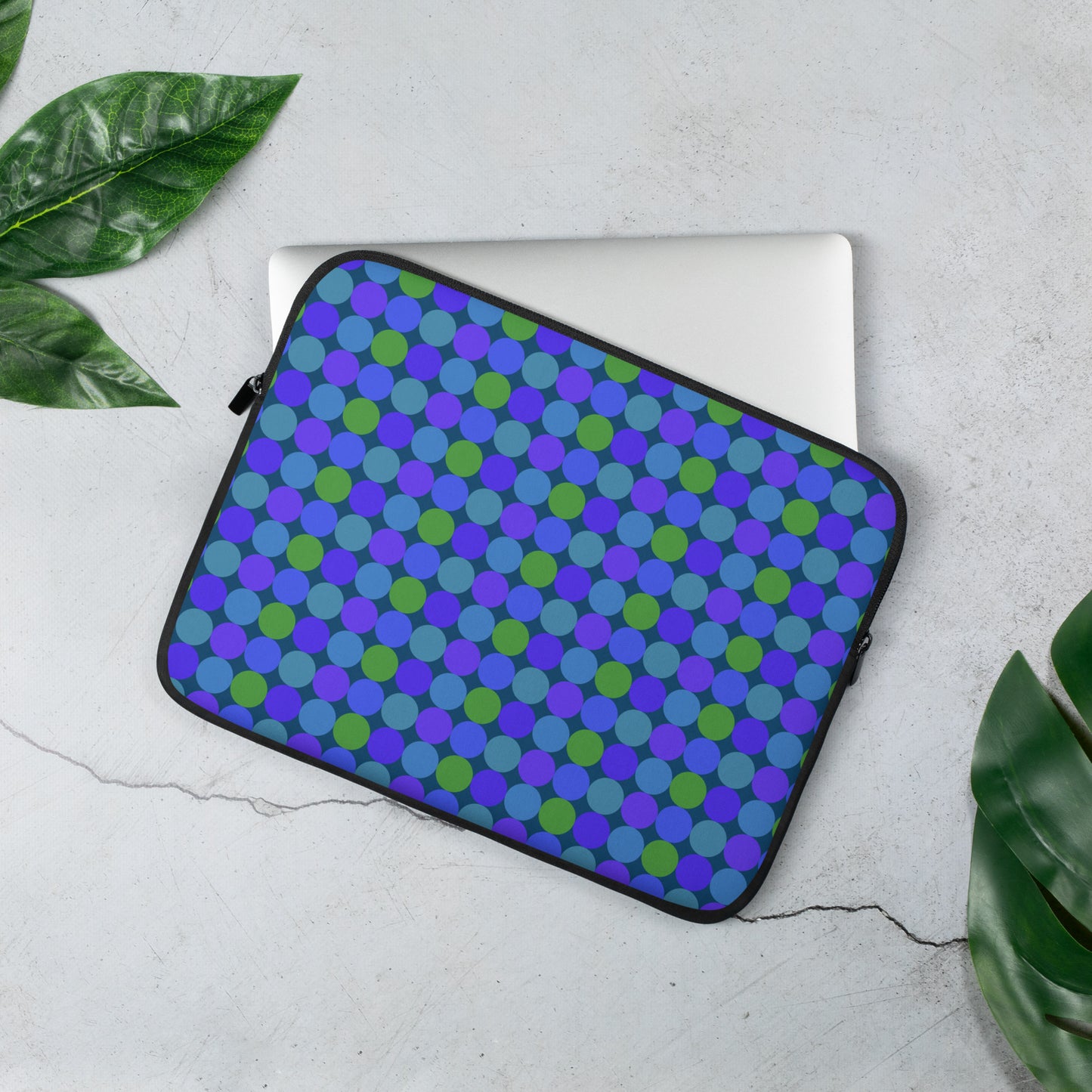 Laptop case/sleeve dot/blue