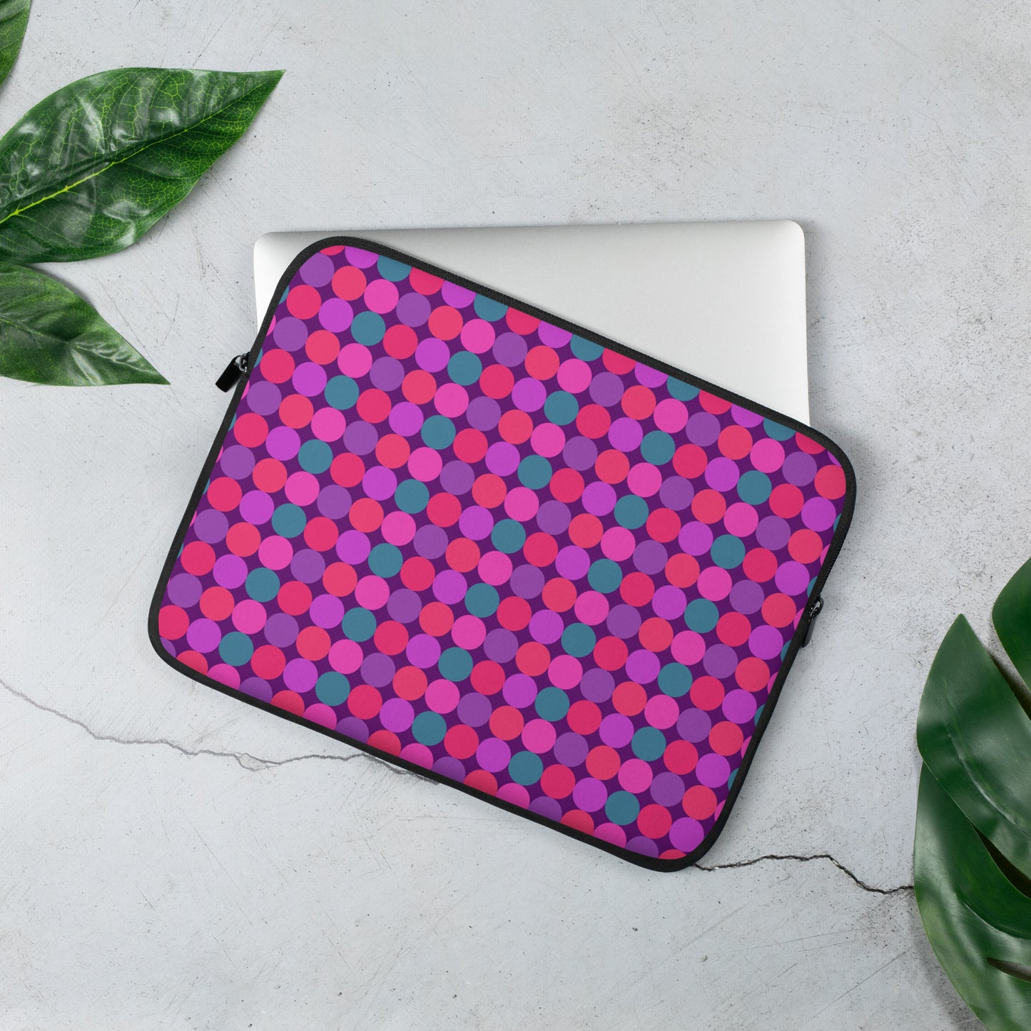 Laptop case/sleeve dot/purple