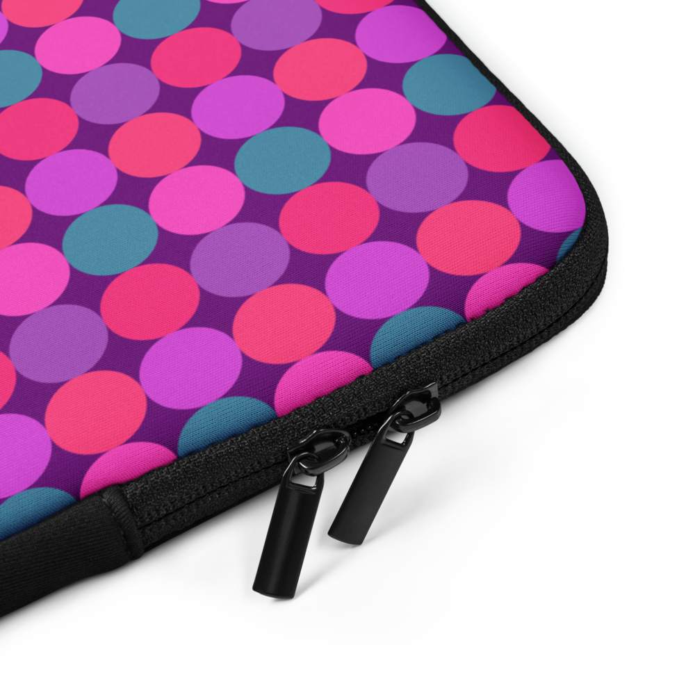 Laptop case/sleeve dot/purple