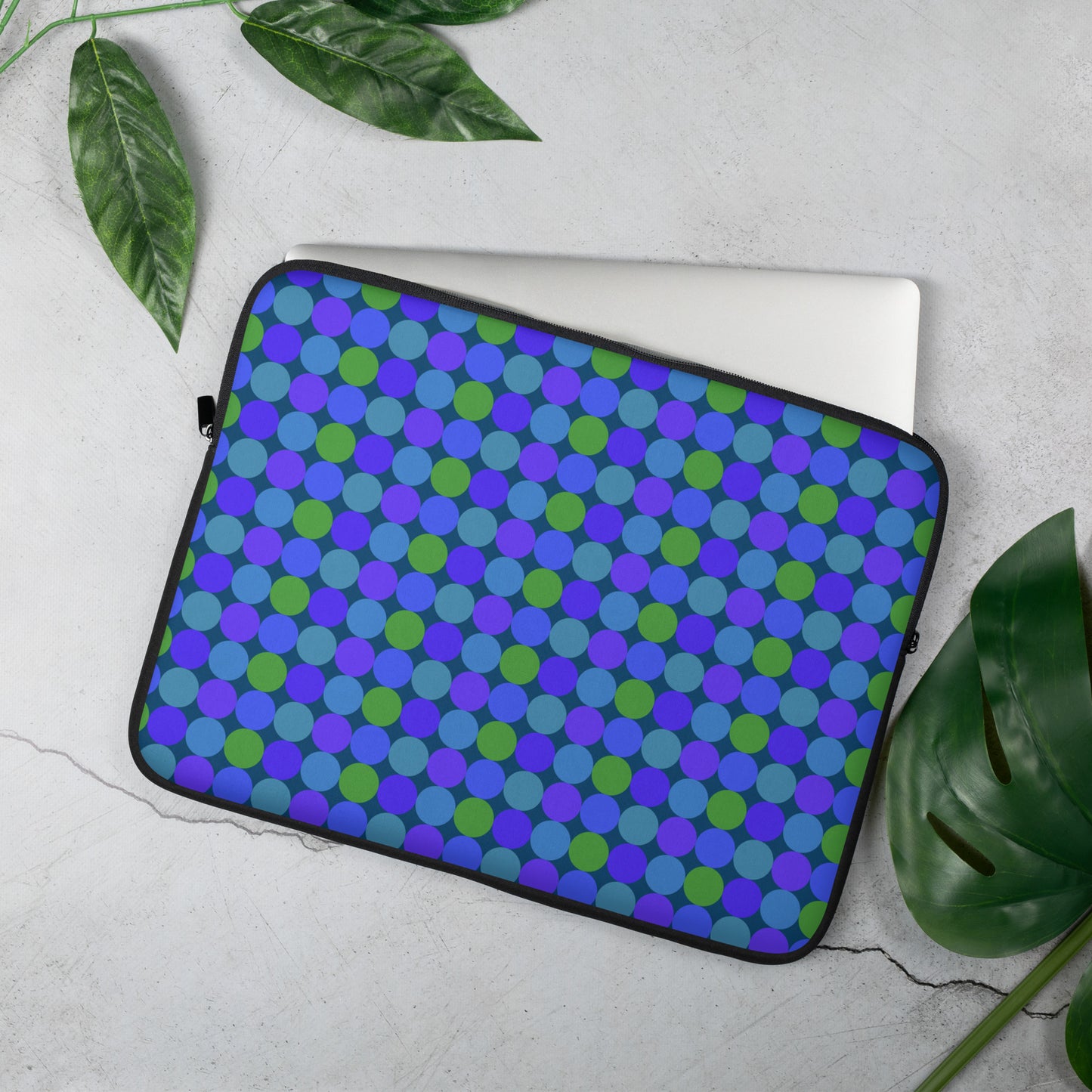 Laptop case/sleeve dot/blue