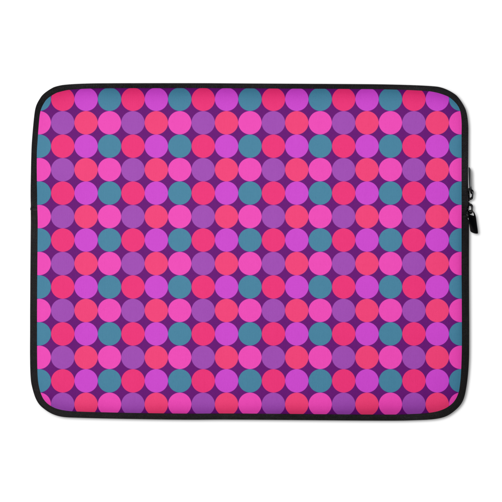 Laptop case/sleeve dot/purple