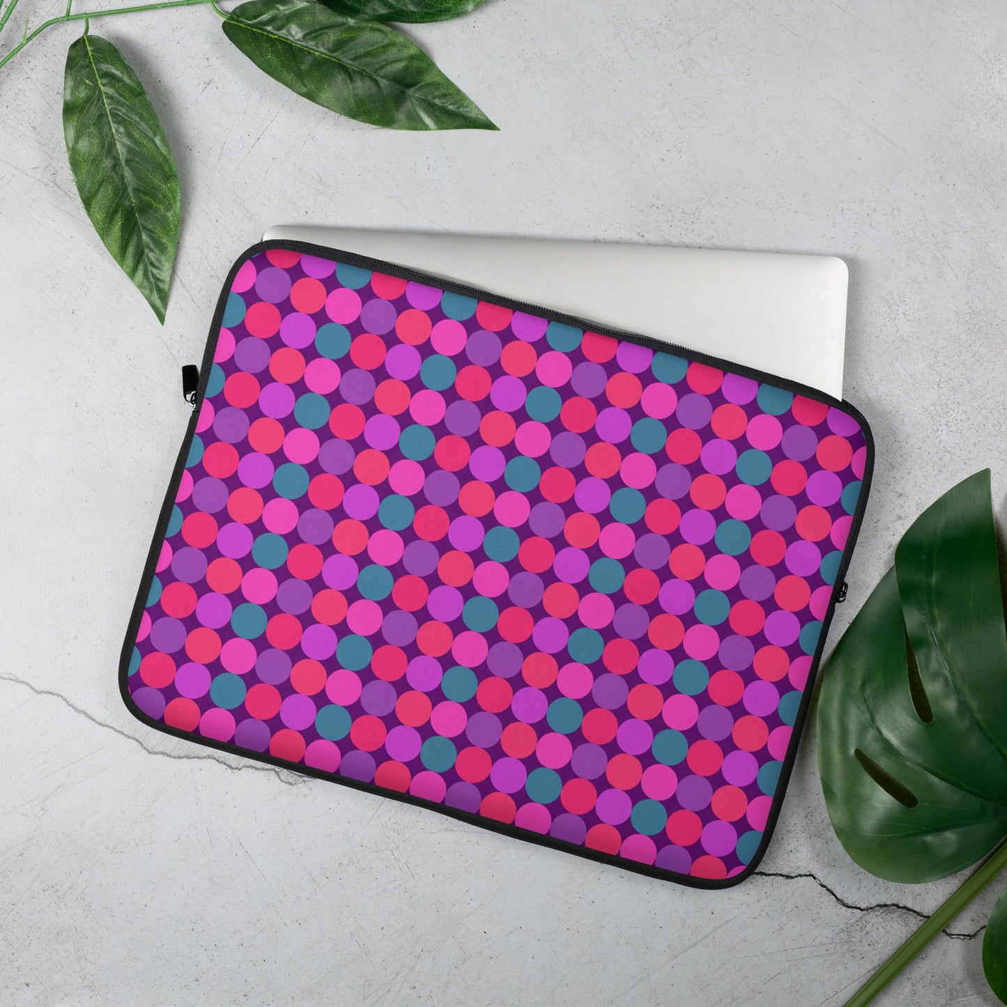 Laptop case/sleeve dot/purple