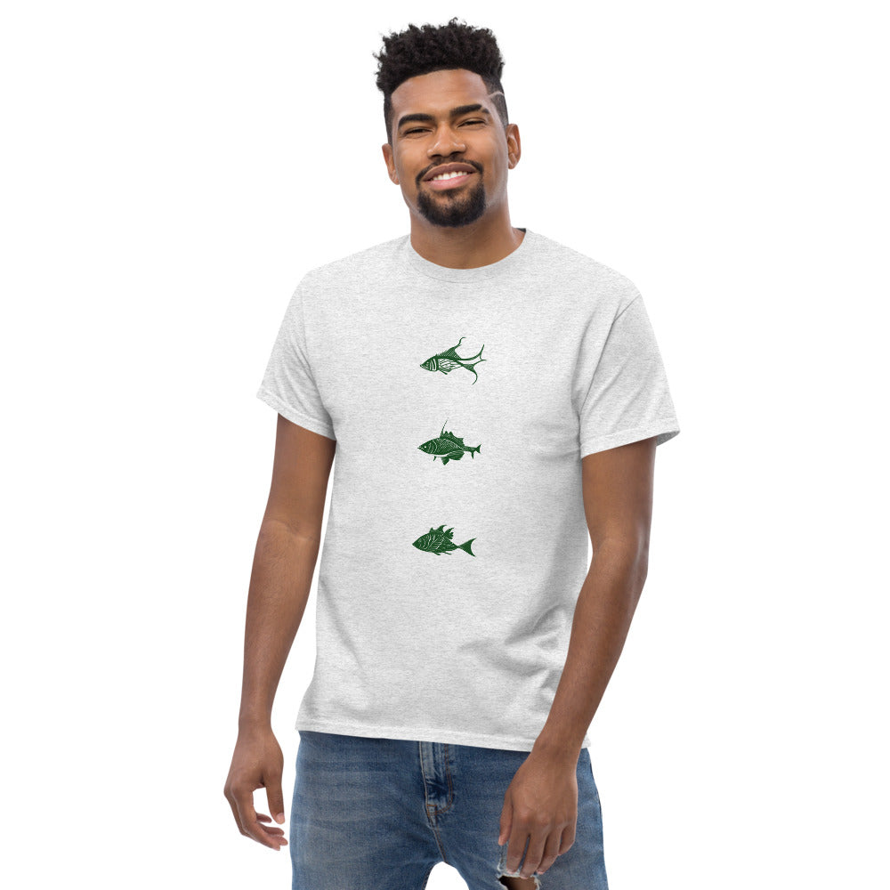 Men's Classic T-shirt/3 Fish