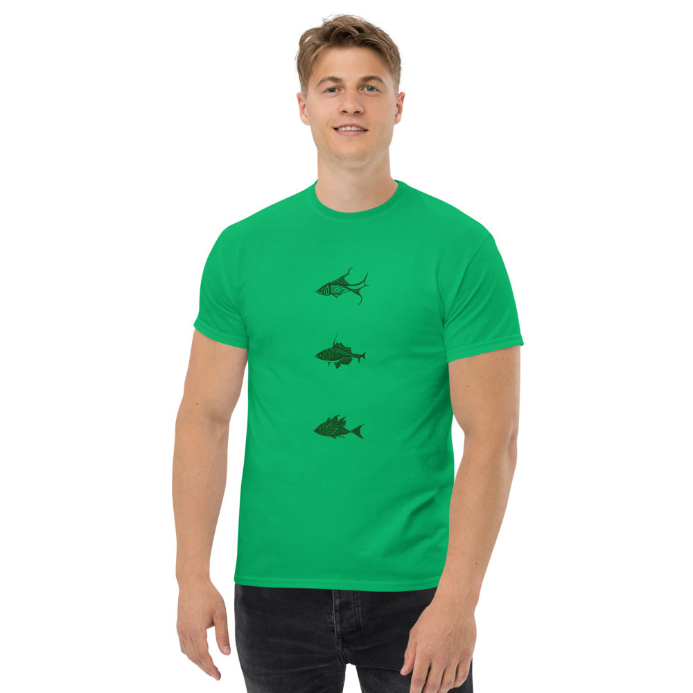 Men's Classic T-shirt/3 Fish